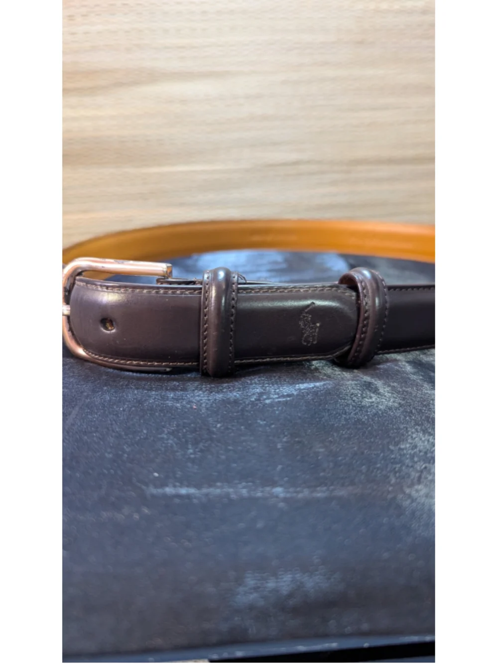 Polo Ralph Lauren Genuine Leather Brown Belt Men’s 34 85 Classic 41